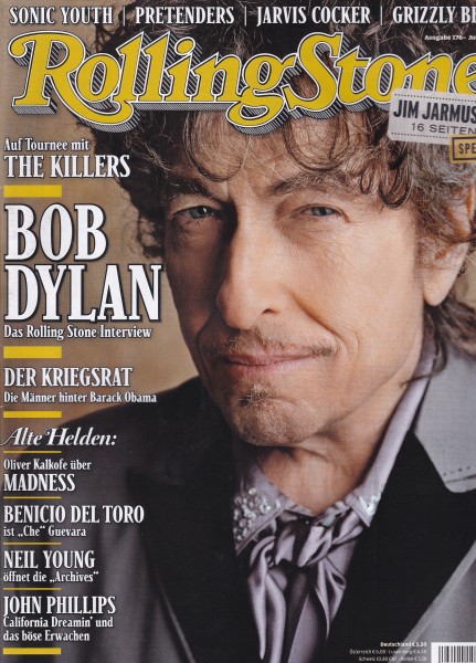 Rolling Stone 2009-06 Juni - Ausgabe 176 - Bob Dylan, The Killers, Sonic Youth - mit CD