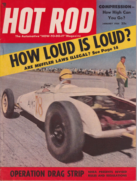 Hot Road Magazine - 1954 January
