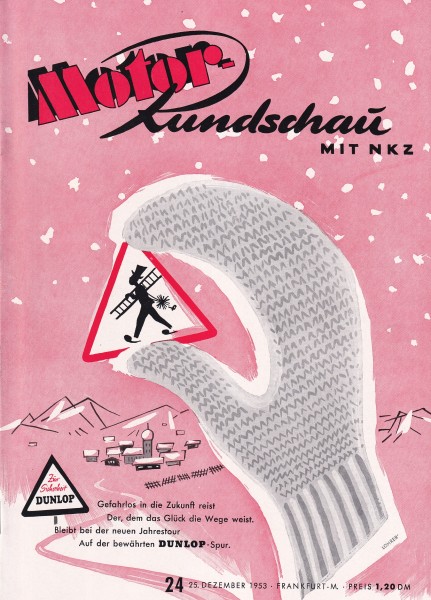 Motor Rundschau 1953 Heft 24 - 25.12.1953 - Mercedes-Benz 170 S-V, Hanomag L 28, Triumph Knirps 50 c