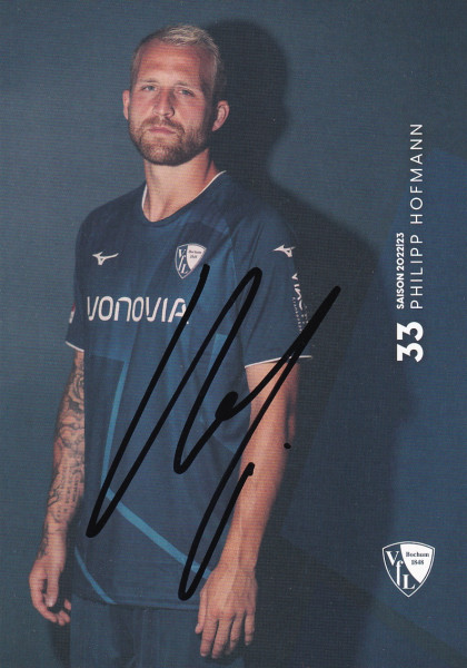 Autogrammkarte - VfL Bochum - Philipp Hofmann - Original Signatur