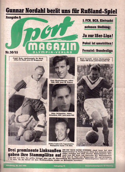 Sport Magazin - 1955 30 A - 25. Juli 1955