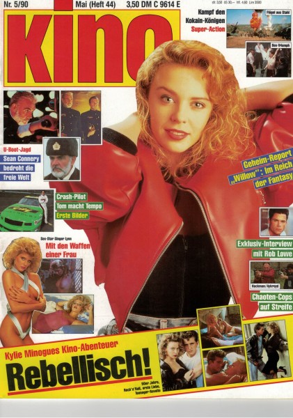 Kino Zeitschrift, Heft Nr. 44, Mai 1990, Sean Connery, Ginger Lynn Allen, Rob Lowe, Kylie Minogue