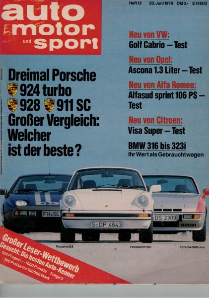 Auto Motor und Sport 1979 Heft 13-20.06.1979