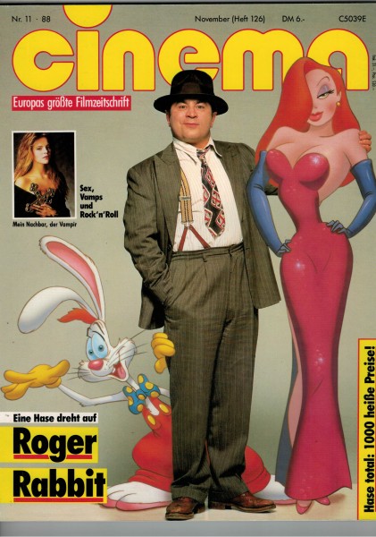 Cinema Zeitschrift, Heft Nr. 126, November 1989, Roger Rabbit