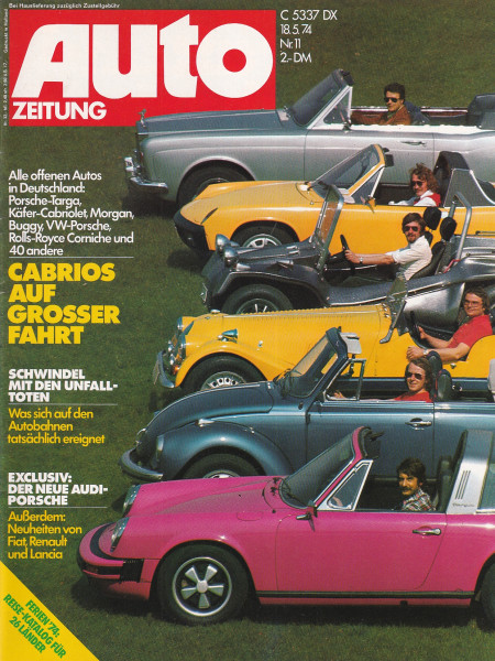 Auto Zeitung 1974 Heft 11 - 18.05.1974