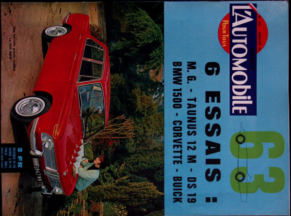 L´Automobile No. 201 - Janvier 1963