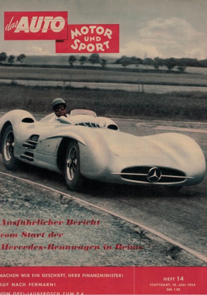 Auto Motor und Sport 1954 Heft 14 - 10.07.1954 - Opel P 4