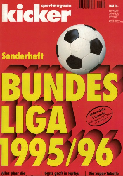 Kicker Sonderheft Bundesliga 1995/96