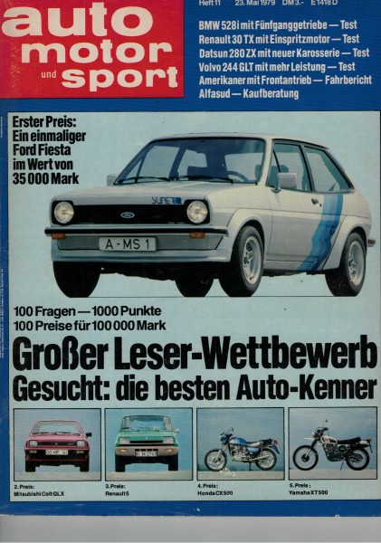 Auto Motor und Sport 1979 Heft 11-23.05.1979