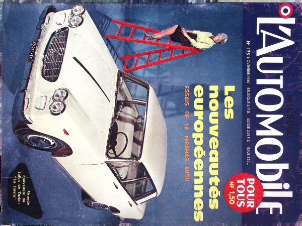 L´Automobile No. 175 - Novembre 1960