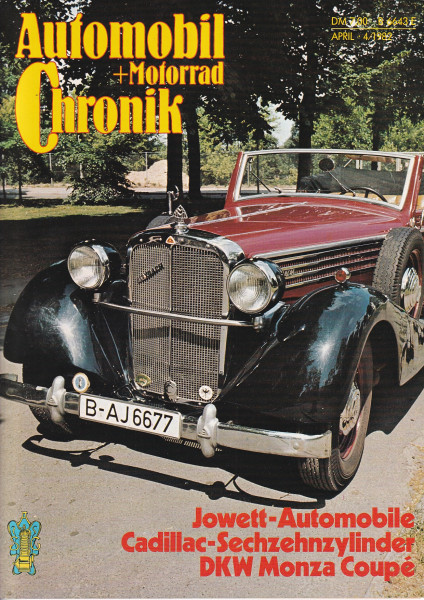 Automobil und Motorrad Chronik - 1982 - April