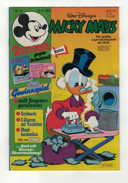 Micky Maus 1985 Nr. 43 / 19.10.1985