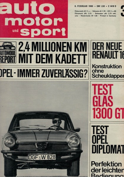 Auto Motor und Sport 1965 Heft 03-06.02.1965