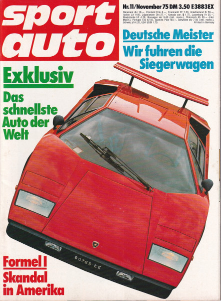 sport auto - 1975 November